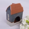 Будинок-підсвічник синьо-коричневий, 21*16*9 см, кераміка - 2