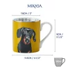 Чашка Mikasa Dachshund, 280 мл, порцеляна - 4