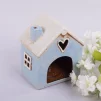 Будинок підсвічник блакитний, 15*13*9 см, кераміка - 2