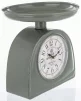 Годинник у вигляді вагів, 27*26*25 см, метал, колір оливковий - 2