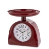 Годинник у вигляді вагів, 27*26*25 см, метал, колір червоний - 1