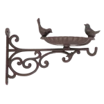 Гачок для кашпо з годівничкою, 23*35 см, чавун