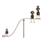 Вітряк з воронами, 61*9,5*130 см, метал