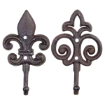 Гачок «Лілія», 11*5*20 см, чавун, 2 вида