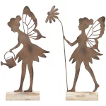 Статуетка Фея, 23,5*12,5*4 см, метал