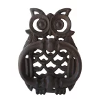 Дверний молоток «Сова», 17*12 см, чавун