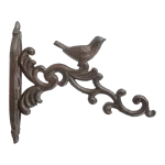 Тримач для кашпо з пташкою, 21*19*4 см, чавун