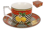 Чашка з блюдцем порцелянові 220мл Sicilia