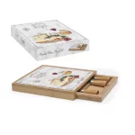 Бамбукова дошка для сиру LES FROMAGES, 25,5*25,5 см