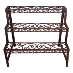 Етажерка на три яруса, 76*48*65 см, чавун