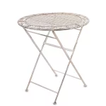 Набір стіл (76*69 см) + 2 стільця (90*41*58 см), метал