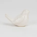 Фігурка "Пташка", біла, 8 см, кераміка