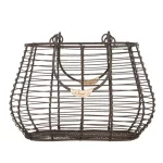 Металевий кошик з ручками, 25*16*17/28 см