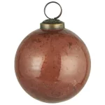 Куля, 8*8 см, скло, колір вицвіла троянда