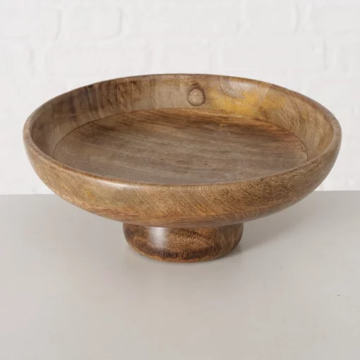 Фруктовниця на ніжці, 24 см, дерево манго, Німеччина