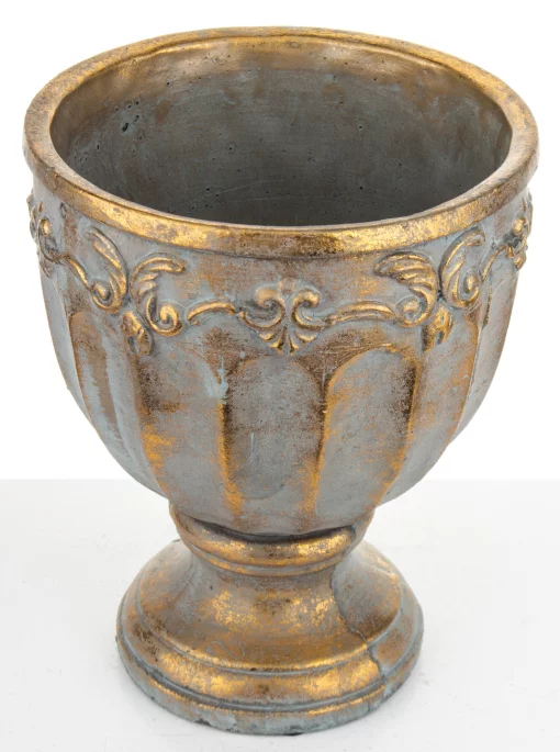 Кашпо на ніжці, 24*19*19 см, бетон