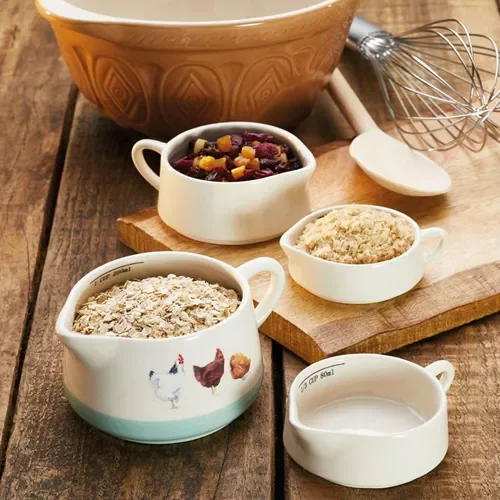 Набір мірних чашок Apple Farm, 4 шт, кераміка