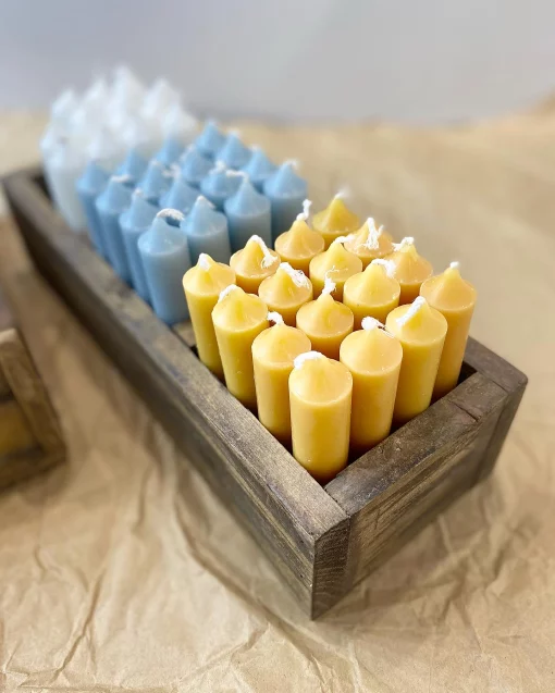 Свічка, 11*2 см, колір жовтий