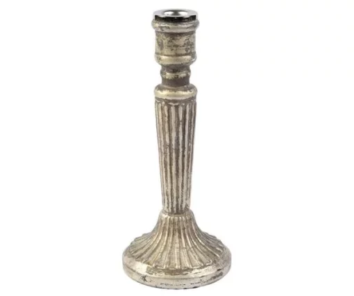 Підсвічник скляний у стилі барокко, 9*9*23 см