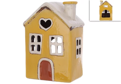Свічник керамічний у формі Будинку, 10*7.5*15см, кераміка