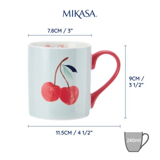 Чашка Mikasa Cherry, 280 мл, порцеляна