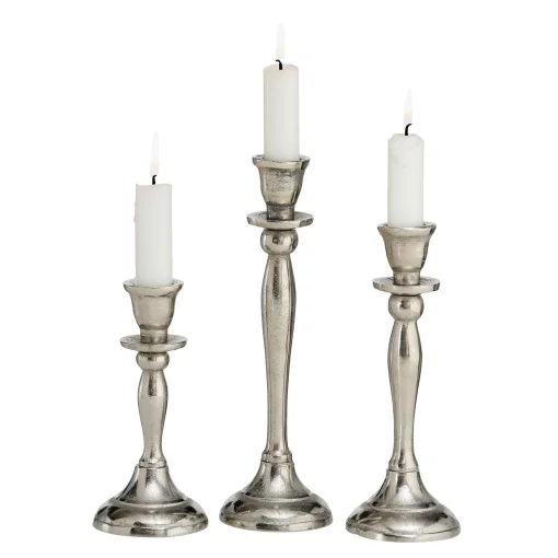 Набір підсвічників (3 шт.), 14 см, 17 см, 21 см, метал, Німеччина