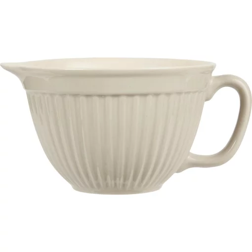 Чаша для замішування та випікання, 1,7 л, кераміка, колір сіровато-бежевий