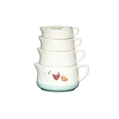 Набір мірних чашок Apple Farm, 4 шт, кераміка