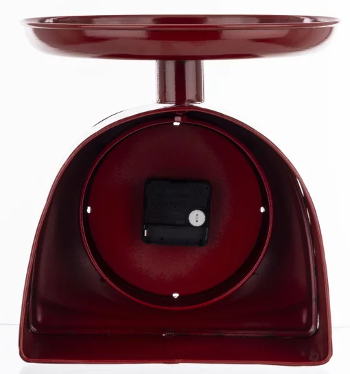 Годинник у вигляді вагів, 27*26*25 см, метал, колір червоний