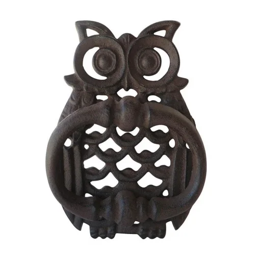 Дверний молоток &laquo;Сова&raquo;, 17*12 см, чавун