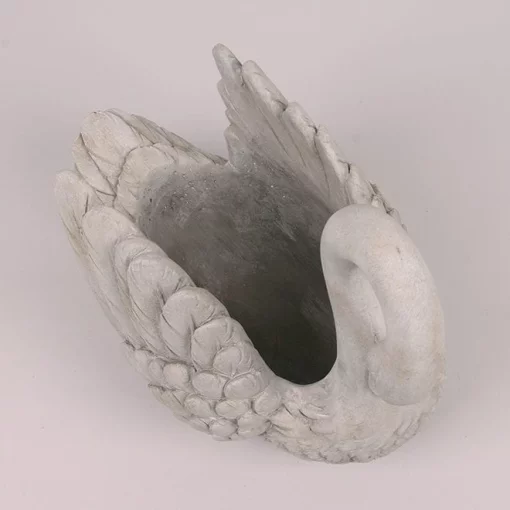 Кашпо &laquo;Лебідь&raquo; більше, 37*23*32 см, бетон