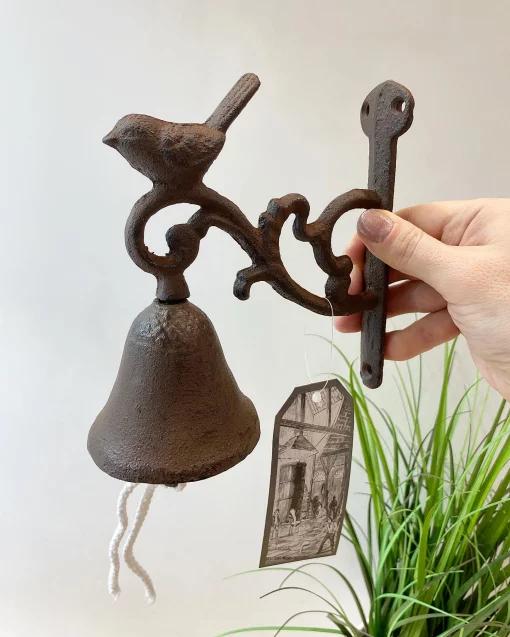 Дзвоник з пташкою, 15*8*16 см, чавун