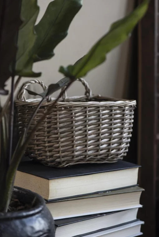 Корзина підвісна з ручками, 15*13*21 см, лоза