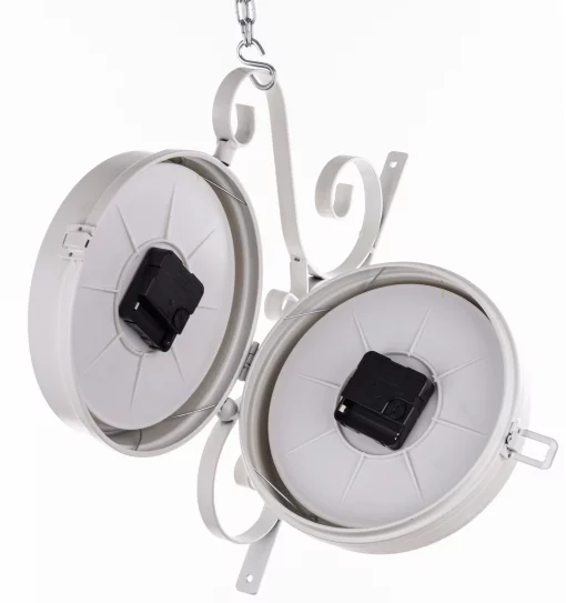 Годинник двосторонній (настінний), 36x32x9 см, метал