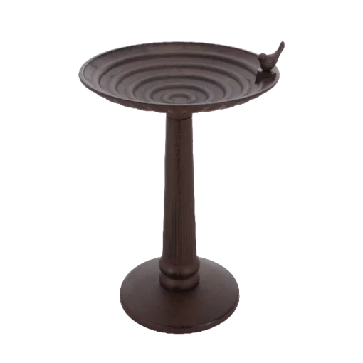 Купальня для пташок, Д 37 x Г 37 x В 54 см, чавун