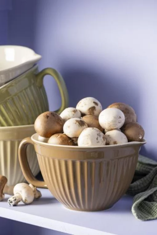 Чаша для замішування та випікання, 1,6 л, кераміка, колір горіховий