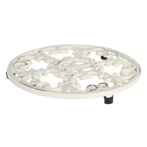 Підставка під гаряче, 18*2 см, метал, колір білий