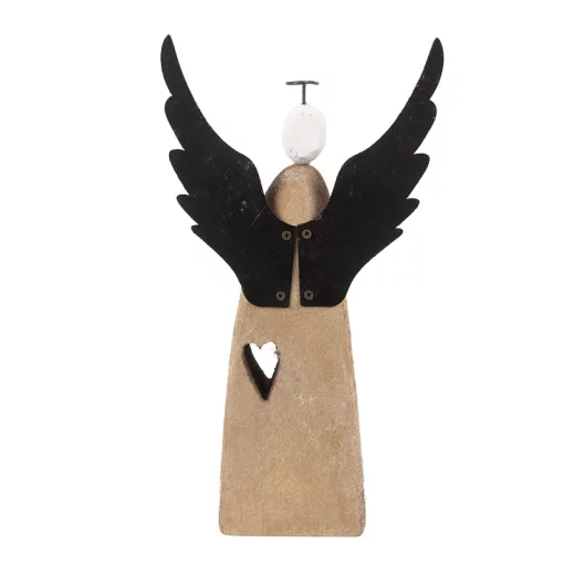 Статуетка Ангел, 14*26 см, дерево-метал