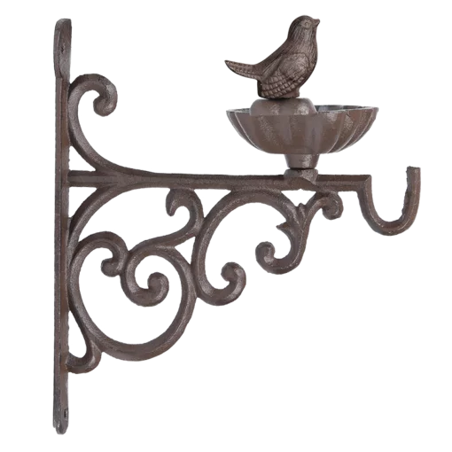 Гачок-Годівничка з пташкою, 19*14*22 см, чавун