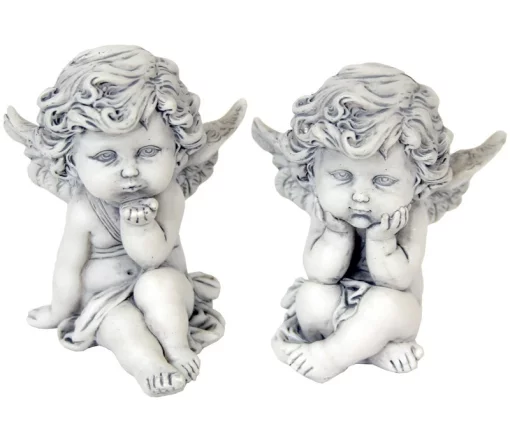 Фігурка Ангелик, 6,5x5x6см, 6,5x5,5x5 см, кераміка, 2 вида