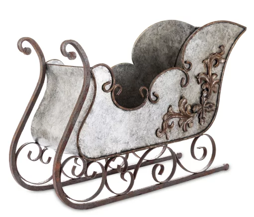 Декор Сани, 40x20x56 см, метал