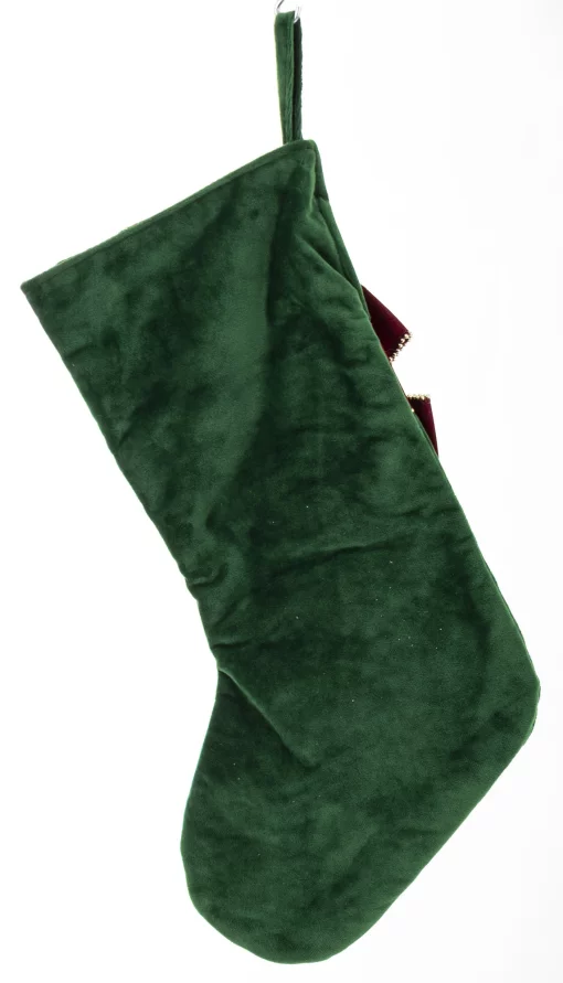 Різдвяна панчоха для подарунків, 48x30x4 см, текстиль