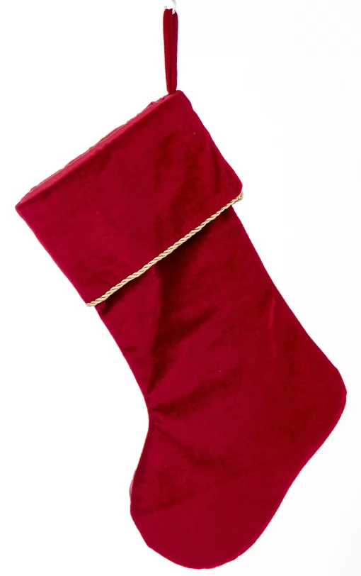 Різдвяна панчоха для подарунків, 46x28x3 см, текстиль