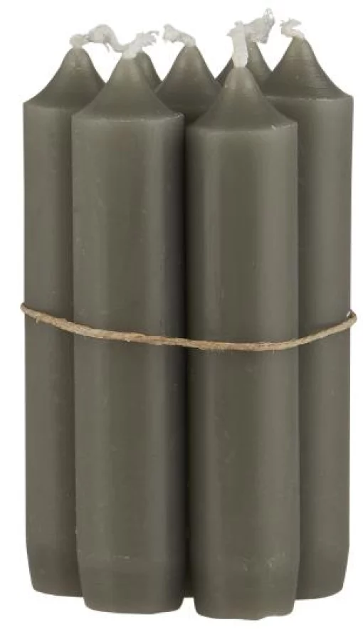 Свічка, 2*11 см, колір ніжно зелений