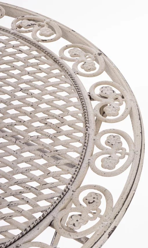 Набір стіл (76*69 см) + 2 стільця (90*41*58 см), метал