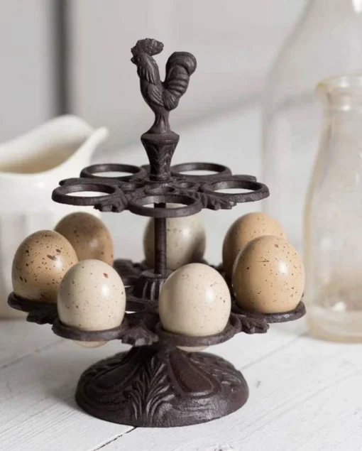 Підставка для яєць (12шт) чавун, 19*19*24см