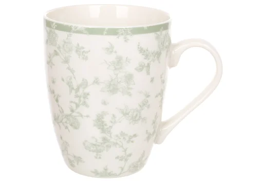 Кружка порцелянова 350мл Floral Green