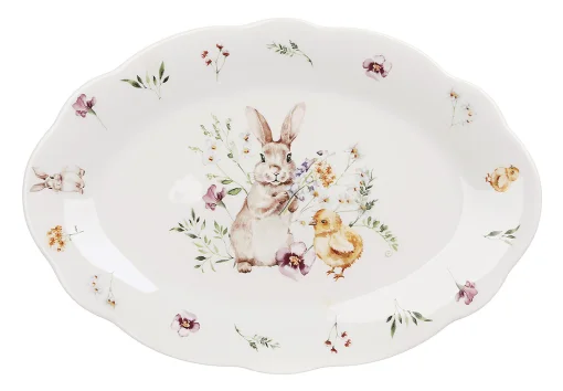 Блюдо овальне Spring Story, 30.5*21*2.4см, порцеляна