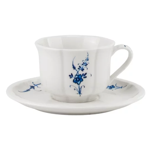 Чашка з блюдцем "Лазурний розпис", 250 мл, кераміка