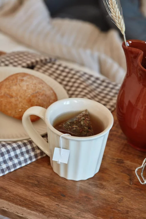 Чашка, 240 мл, кераміка, колір вершковий крем